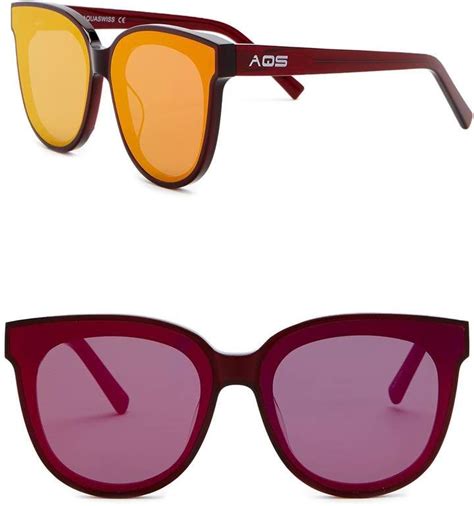 aqs iris 65mm oversized cat eye sunglasses|AQS Cat.